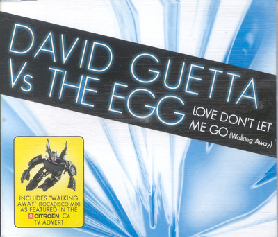 David Guetta Vs The Egg - Love Don't Let Me Go - CD Single Citroen C4 TV Advert
