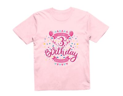 T-Shirt Kids It's My 3rd Birthday Feier Party Geschenk Mädchen Dritte