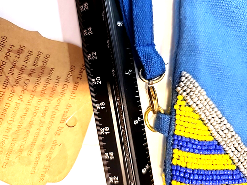 GreaterGood Global Girlfriend Collection Tribal Printed & Beaded Wristlet Bag - Picture 5 of 5