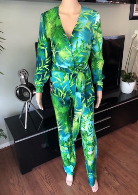 Vintage GIANNI VERSACE RUNWAY Silk Pants Blouse Piece Set