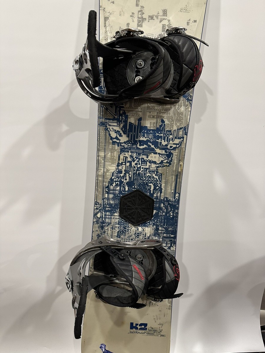 K2 Ambush 159 Snowboard w/ Burton Mission Medium Bindings | eBay