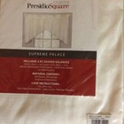 One pair of Presidio Square Collection Supreme Palace 2 Piece Shaped Valance