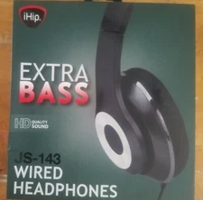 iHip Extra Bass High Performance Headphones, WLGEDGE-BKS