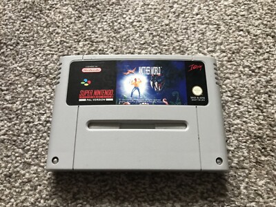 ANOTHER WORLD SUPER NINTENDO SNES GAME OFFICIAL UK EUR PAL *CART