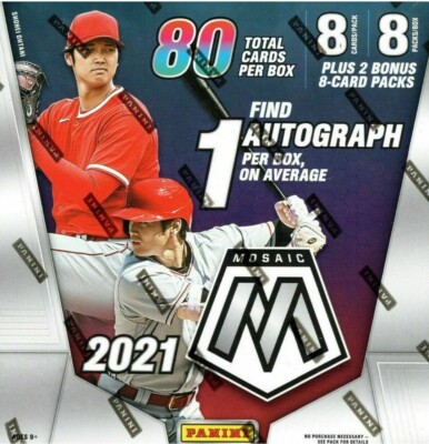 2021 Panini Mosaic MLB Baseball Mega Box *NEW/FACTORY SEALED!*