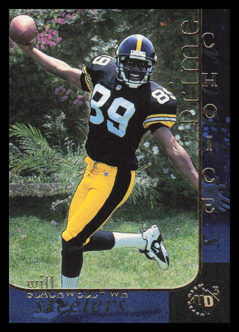 1997 Upper Deck UD3 #13 Will Blackwell RC Rookie Pittsburgh