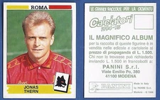 FIGURINE FOOTBALLERS PANINI 1994/95 - NEW/NEW N.312 THERN - ROME