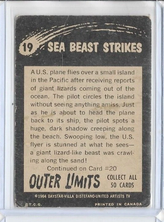 The Beast Strikes 1964 Daystar-Villa Outer Limits #19 - Image 2 of 2