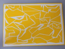 Splinter Camo Stencil | High Bake Vinyl for Cerakote, Duracoat, Gunkote