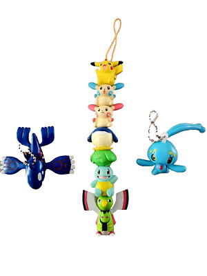 Pokemon Totem Charms plus bonus 2 Special charms: Manaphy  and Kyogre from Japan