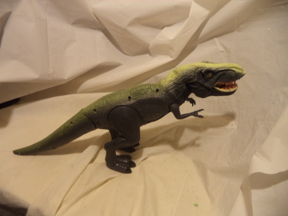 Dragon-I Toys T-Rex Walking Roaring Light Up Red Eyes Figure