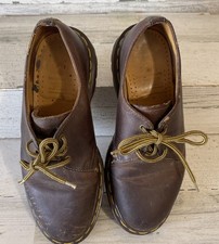 Vintage Dr Martens 4 Eye Shoe Oxford Leather Made in England Sz 4