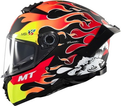 MT Thunder 4 SV - Yamanaka Fluo/Red Motorcycle Helmet