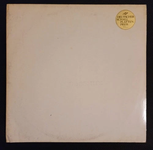 The Beatles White Album [2LP] GEMA German Print Vinyl with poster and photos VG+