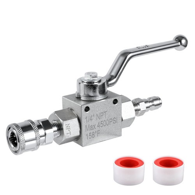 #ad High Pressure Washer Valve Kit Premium Stainless Steel 1 4 Valve Kit Easy to... $40.39
