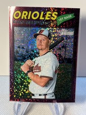2026 Topps Heritage Ryan Mountcastle Chrome Burgundy Sparkle #131 Orioles