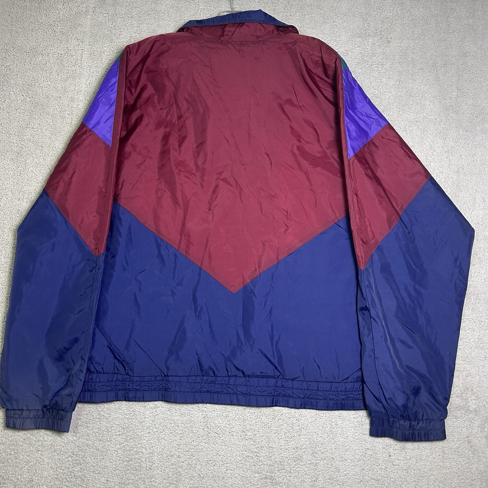 Vintage JCPenny USA Olympics Windbreaker Jacket Men’s Large Multicolor Full Zip