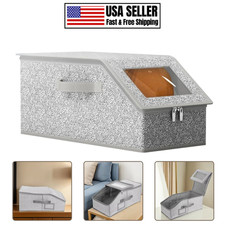 1/2x Stackable Hat Storage Organizer for Baseball Caps 24 Caps Hat Box with Lid*