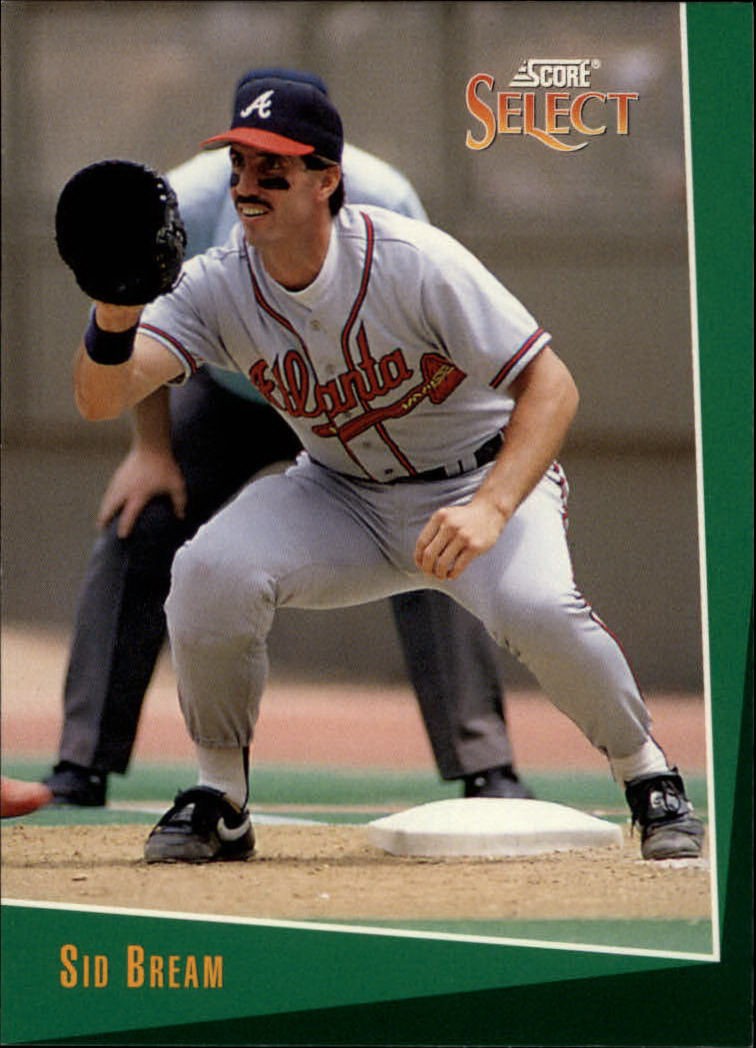 1993 Select #382 Sid Bream - BB