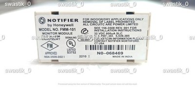 FMM-101 Notifier Addressable Monitor Module Head Only With Free Shipping