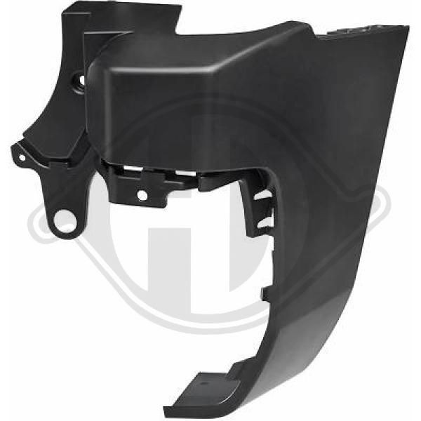 StossfÄNger Hinten Rechts Diederichs 4014556 FÜR CitroËN Opel Peugeot-image