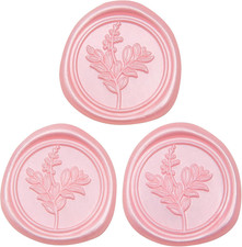 60 Pcs Pink Wax Seal Stickers, Wedding Invitation Accessories Envelope Stickers