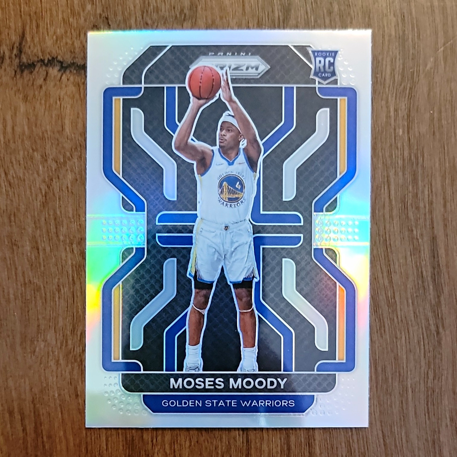 2021-22 Panini Prizm Silver Prizm Moses Moody RC #308 Warriors