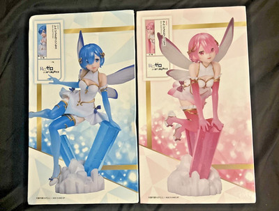 Re:Zero Jewel Princess Rem, Ram 1/7 Scale Figures Set of 2   Round1 Exclusive