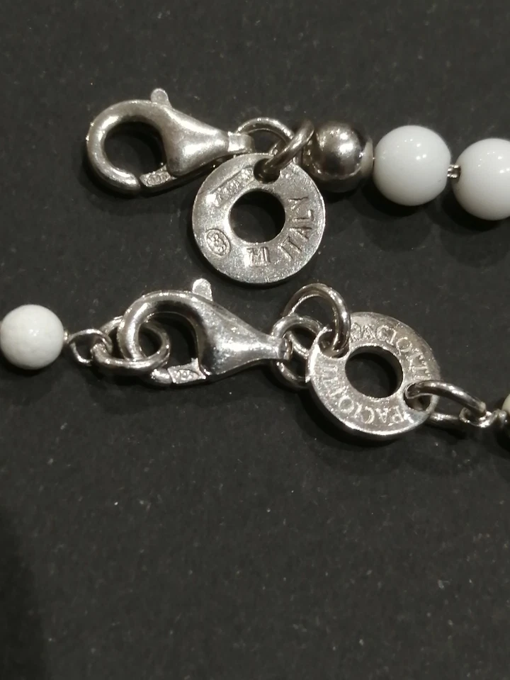 Collana e Bracciale Cesare Paciotti Argento. - Immagine 4 di 4