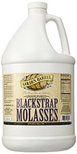Golden Barrel Blackstrap Molasses, 128 oz Bulk Jug, for Baking, Cooking, Health