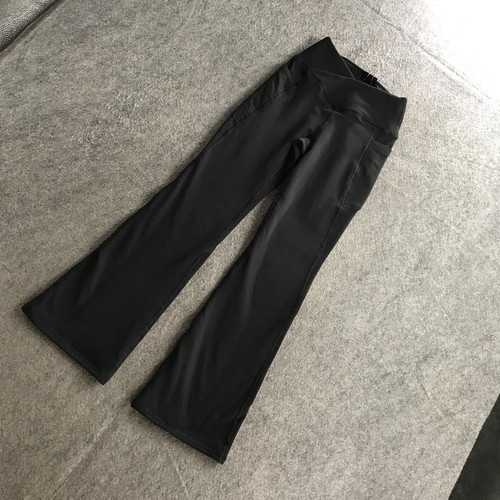 Desol Girls S Flare Pants High Waist Crossover Leggings with Pockets Dance Yoga - Picture 2 of 12