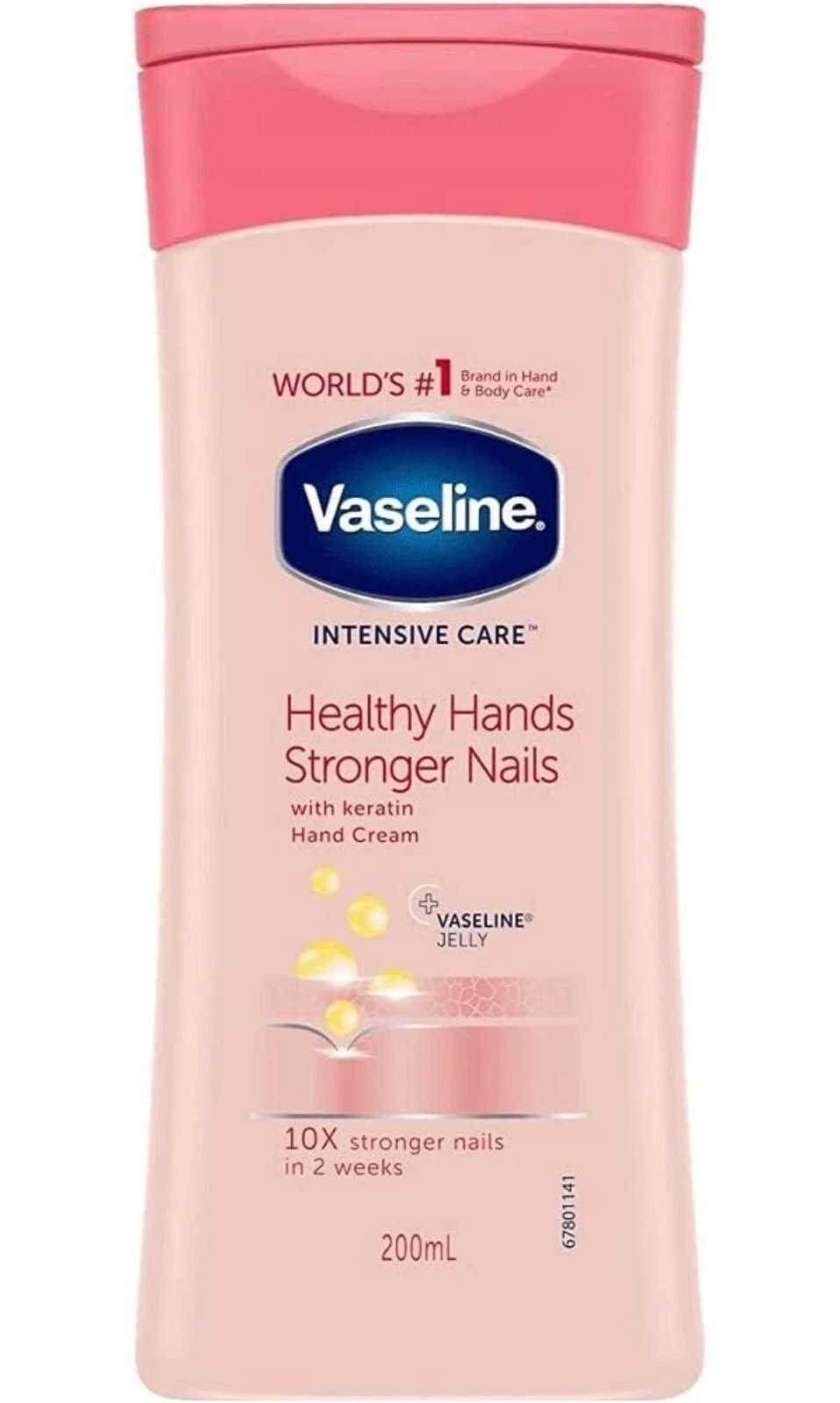 Vaseline Healthy Hands stronger Nails Conditioning Lotion 6.8Oz (200Ml)