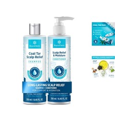 Dermatologist-Recommended Coal Tar Shampoo  Conditioner for Flaky Scalp Relief