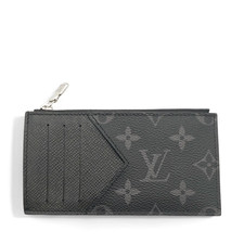 Louis Vuitton Eclipse Coin Card Holder RFID Monogram Wallet