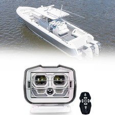 Marine Boat Car Truck SUV 360° Wireless Spotlight LED Remote Control Searchlight