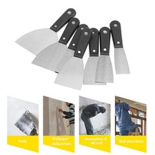 7Pcs Filling Scrappers Home Decorating Wallpaper Wall Filler Paint Scraper Tool