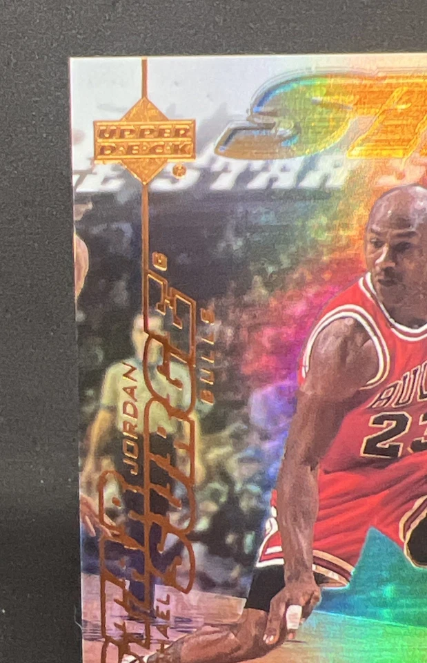 1999-00 Upper Deck Star Surge Michael Jordan #S1 HOF Bulls 90s NBA Insert Rare - Image 3 of 4