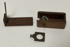Antique Microscope J. J. Bausch Pocket Field Microscope In Wood Box — photo 3