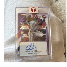 2025 Topps Pristine Austin Martin Twins Auto Purple Pulsar Ref #PA-AMAR /99