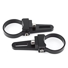Aluminum Bull Bar Mount Bracket Clamps, 360-Degree Rotating LED Light Bar
