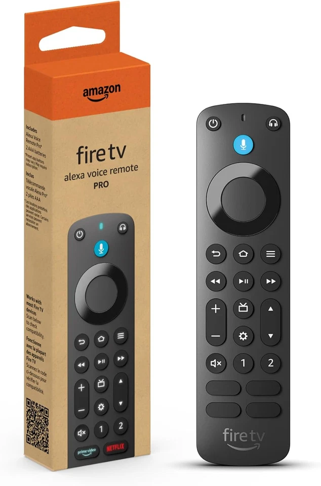 Fire TV Alexa Voice Remote Pro (Modelo Más Nuevo) con Buscador Remoto, Controles de TV, a Foto 2 de 4