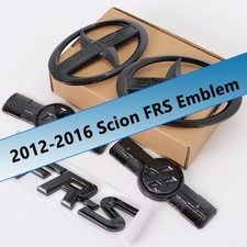 5pcs For 2012-2016 For Gt86 Frs Front Rear Set Gloss Black Fender Emblem Badge