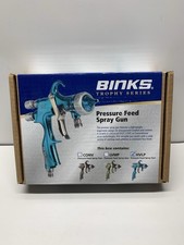 Binks Trophy Pressure Feed HVLP Spray Gun W/1.4mm Spray Nozzle 2465-14HV-32S0