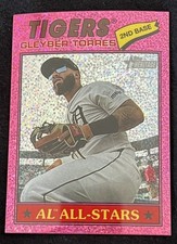 2026 Topps Heritage - Pink Sparkle - #243 - Gleyber Torres - Tigers