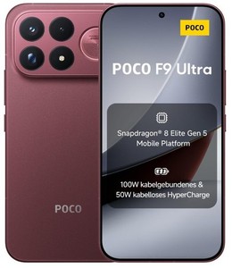 Xiaomi POCO F9 Ultra - Dark Cherry - 12GB+256GB - 200MP - 6,9" - 8.050mAh - NOWY