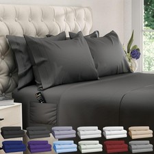 DREAMCARE King Size Sheets Set - 6 pcs Breathable Cooling Bed Sheets - up to ...