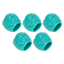 200PCS Tattoo Ink Cups Disposable Half Permanent Ice Blue