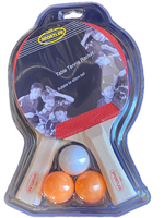 Tischtennis-Set - 2 TischtennisschläGer Mit 3 BäLlen
