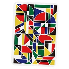 Geometric Stencil - 8.3x11.7 inch Repeating Pattern Plastic Triangle Round