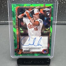 2025 Topps Chrome Sapphire Coby Mayo Rookie Auto /99 (AU, RC) #USA-CM